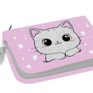 PENCIL CASE WITH ACCESSORIES STK-25 KITTY PLUSH