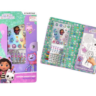 ACTIVITY SET - COLORING BOOK, 2 STICKER SHEET, 6 CRAYONS, DIAMOND STICKER SHEET