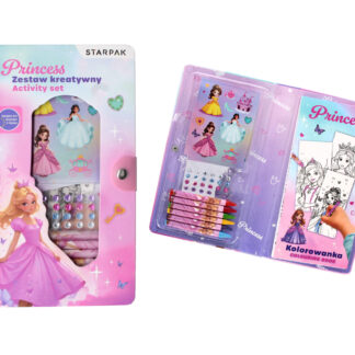 ACTIVITY SET - COLORING BOOK, 2 STICKER SHEET, 6 CRAYONS, DIAMOND STICKER SHEET