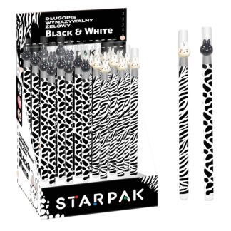 ERASABLE GEL PEN BLACK&WHITE