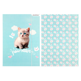 FILE WITH RUBBER BAND A4 KITTY