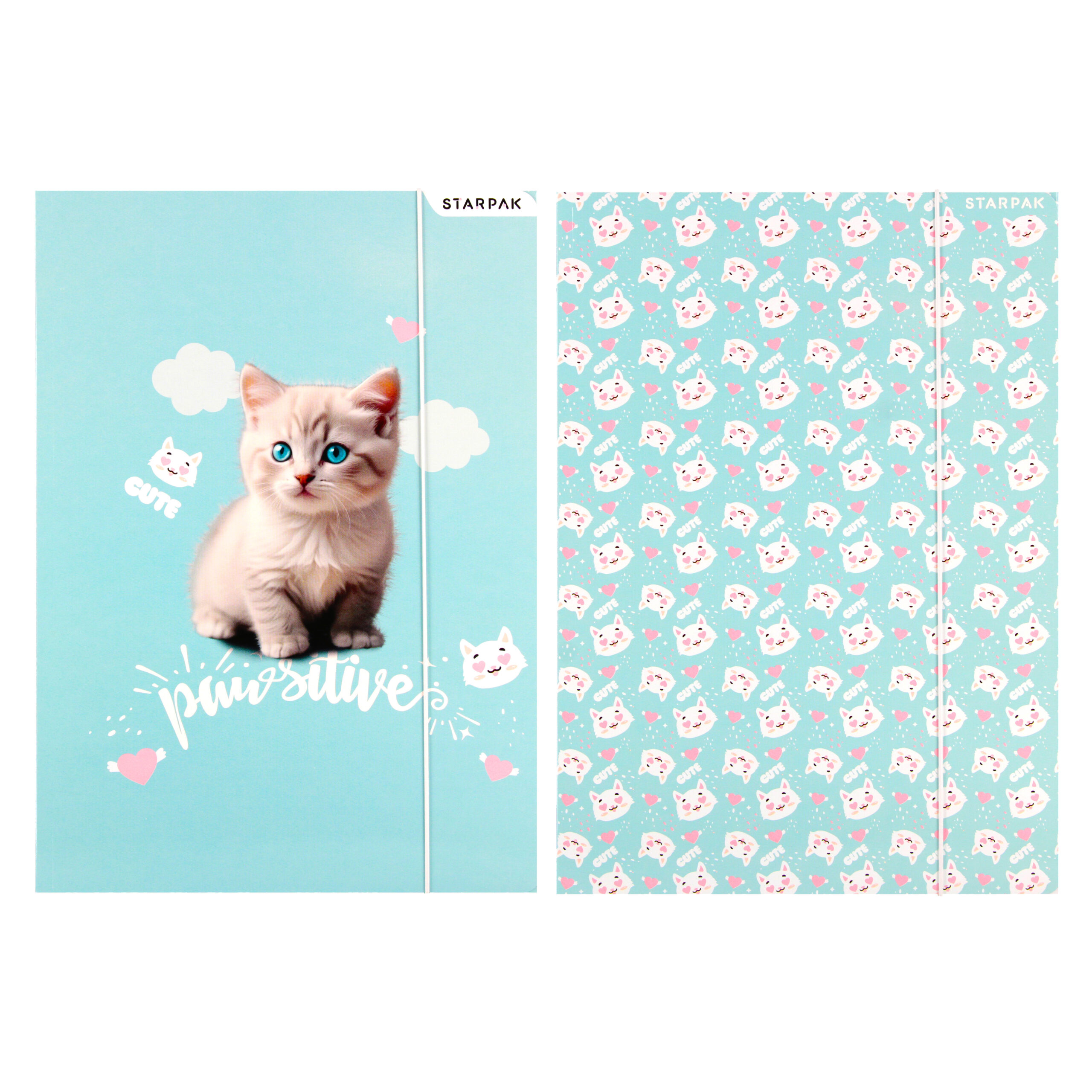 FILE WITH RUBBER BAND A4 KITTY