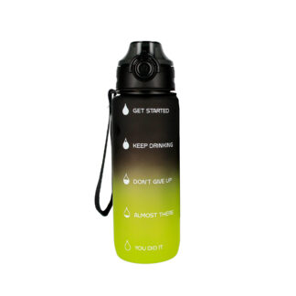 WATER BOTTLE 750 ML , GREEN-BLACK
