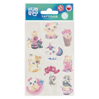 TATTOOS 10X17,5CM KITTIES