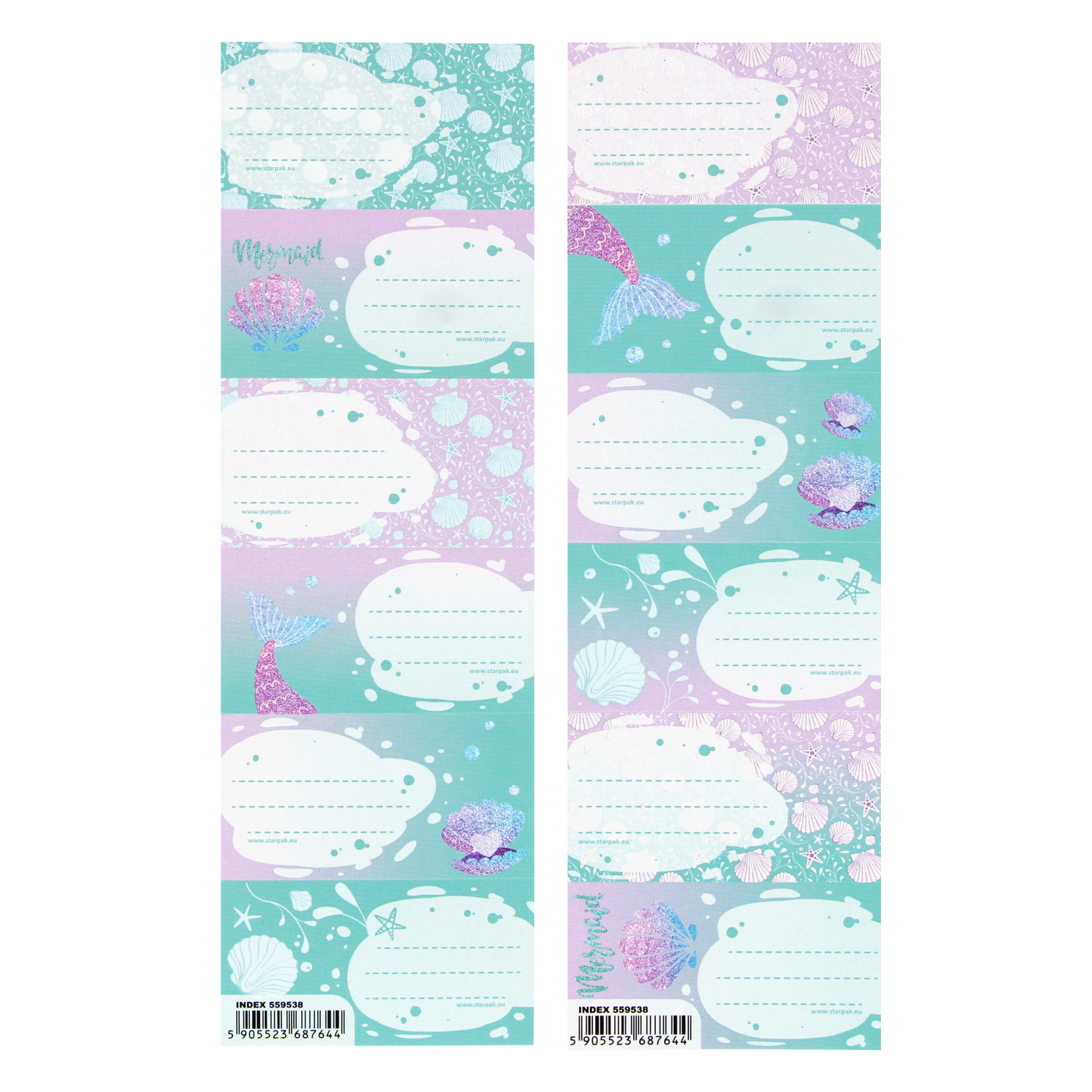 EXERCISE BOOK STICKERS