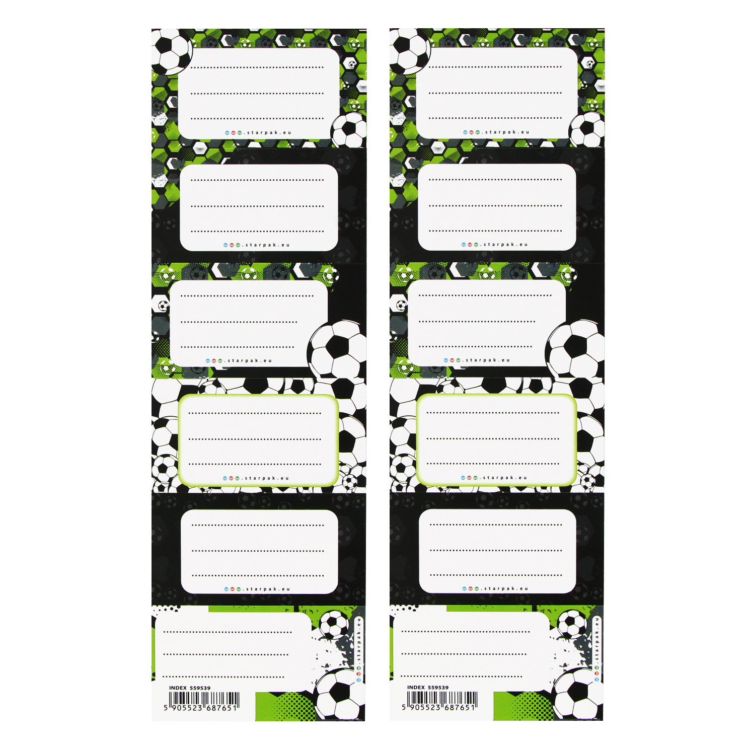 EXERCISE BOOK STICKERS