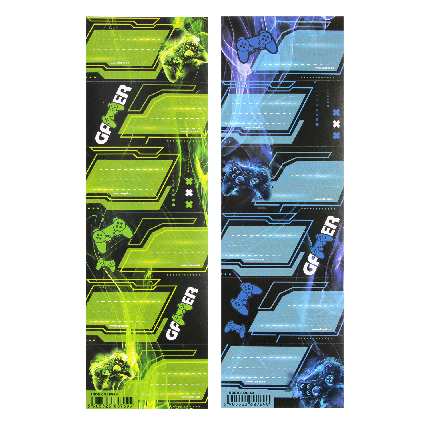 EXERCISE BOOK STICKERS