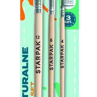 NATURAL BRUSH SET 3 PCS