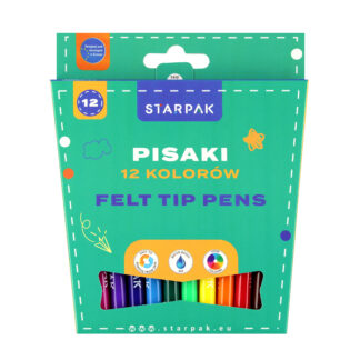 FELT TIP PENS 12 COL.