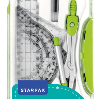 GEOMETRIC SET 7 PCS, GREEN